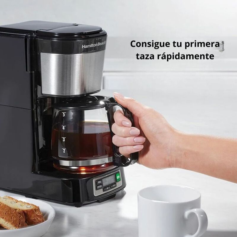 Cafetera Hamilton Beach Programable Dise&ntilde;o Comp... image number null