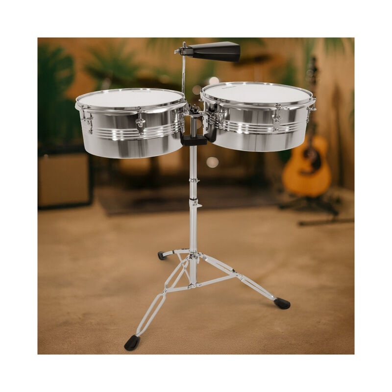 Timbales Vaso Largo 14 Y 15 Pulgadas Con Cencer... image number null