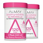 Almohadillas Desmaquillantes Almay Biodegradables Micellar Gentle X120