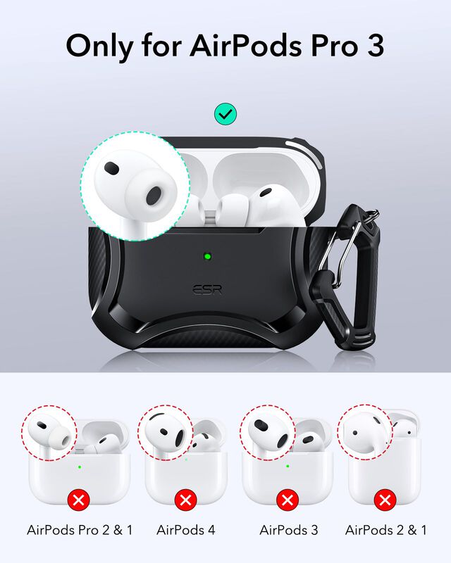 Funda Esr Para Airpods Pro 3 2025 Con Tapa Magn... image number null