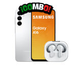 Samsung Galaxy A16 4gb 128gb Gris Claro + Aud&iacute;fonos 213