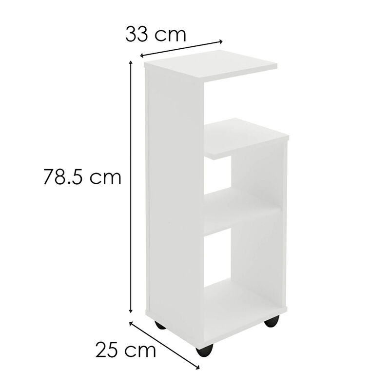 Mesa Auxiliar Bertolini Bis Blanca image number null