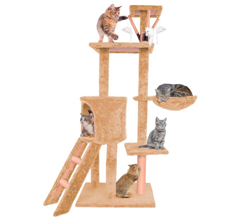 Torre para Gatos de 1.3 M de Multiples Niveles ... image number null