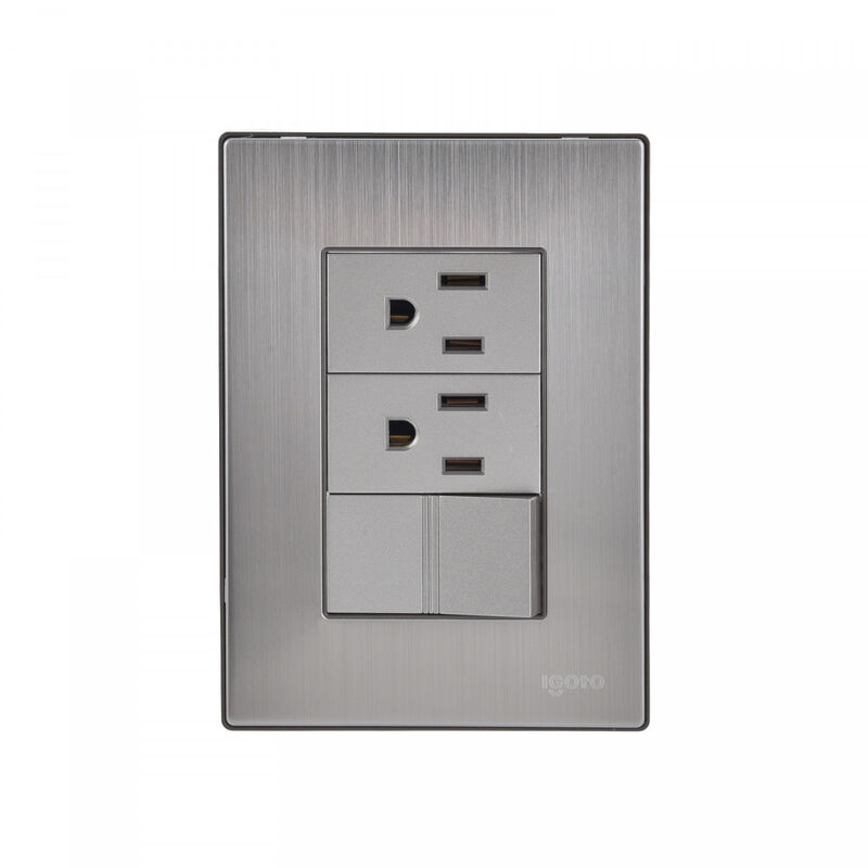 Paquete 5 piezas Placa Armada 1 Apagador Y 2 Co... image number null