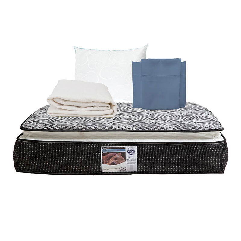 Colchón King Size Spring Air Omega + Almohada O... image number null