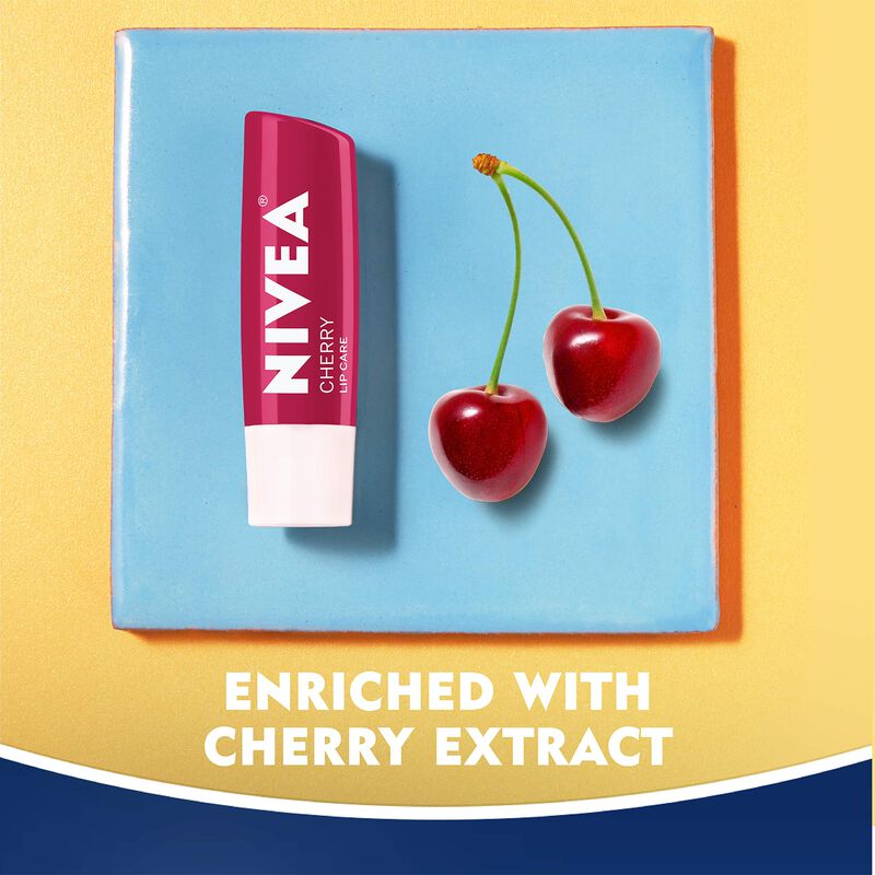 B&aacute;lsamo Labial Nivea Cherry Tinted Lip Care, Pa... image number null