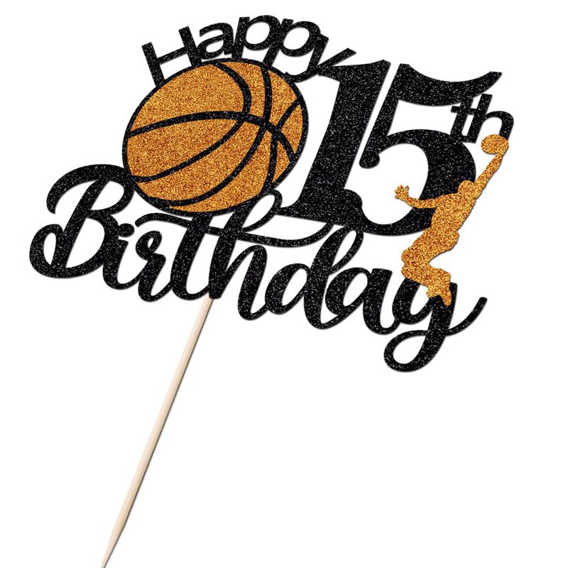 Adorno Para Pastel Crseniny De Baloncesto &ndash; 15.... image number null