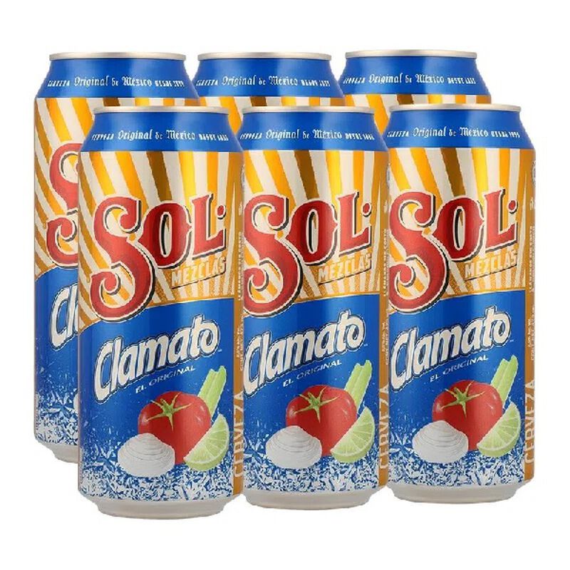 Cerveza Sol Clamato Latón Six Pack 473 ml image number null