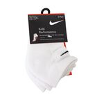 Nike Calcet&iacute;nes cortos, color Blanco 4-5 paquete de 3 BNK0293