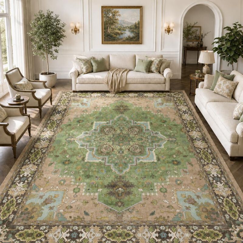 Alfombra Amada Homefurnishing 244x152 Cm Verde ... image number null