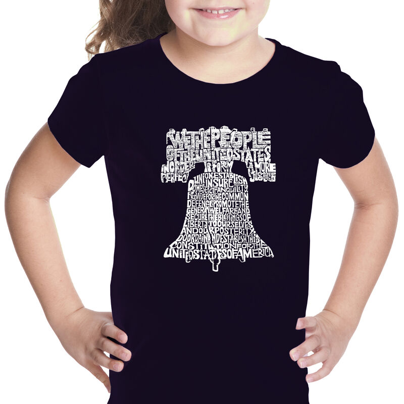 Camiseta Word Art Para Ni&ntilde;a - Campana de la Lib... image number null