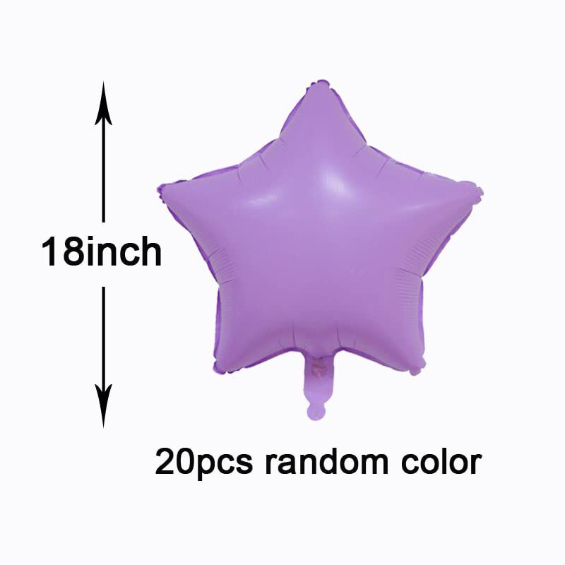 Globos Annodeel 46 cm Estrella Arco&iacute;ris Mezcla ... image number null