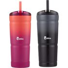 Vaso de acero inoxidable aislado al aspiradora con tapa y popote,  Bubba Envy S - 24oz, paquete de 2