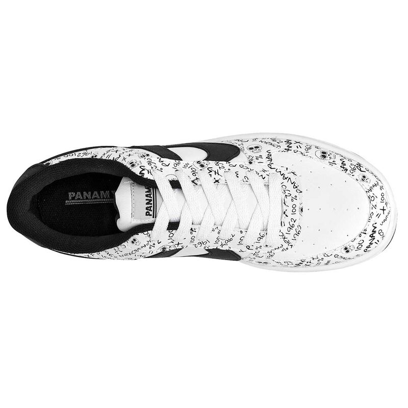 Panam Tenis urbano para joven blanco negro image number null
