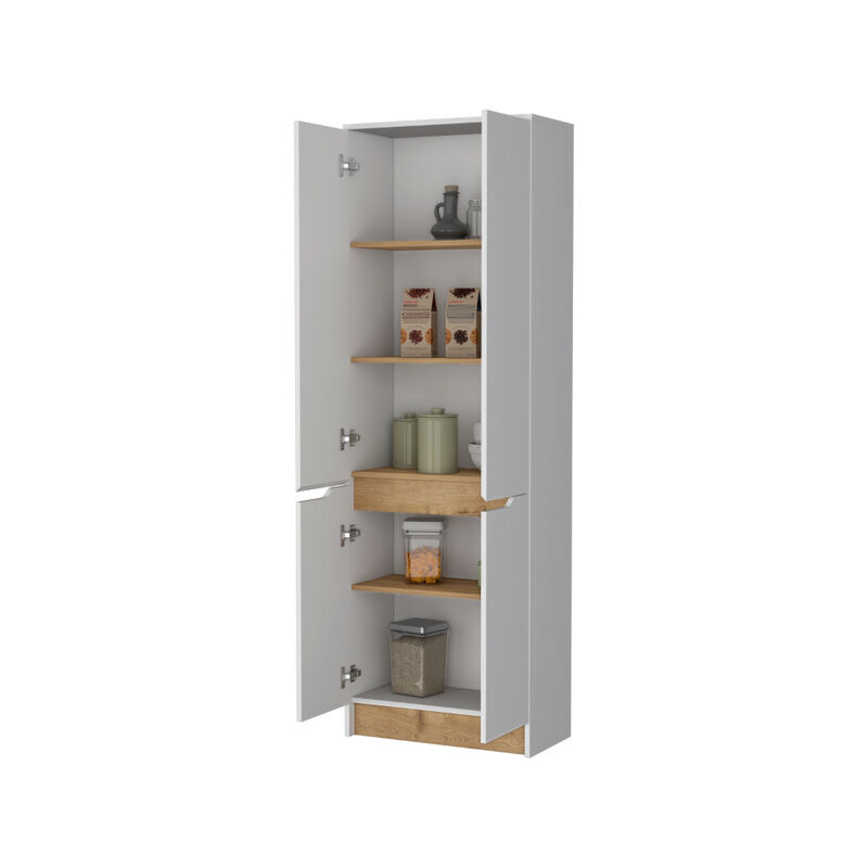 Alacena Soler Blanco Y Macadamia Virtual Mueble... image number null