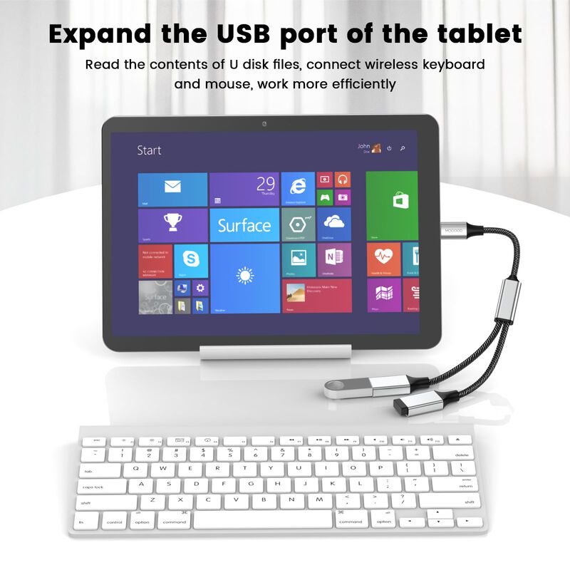 Adaptador Usb C A Usb Dual Mogood Para Macbook ... image number null