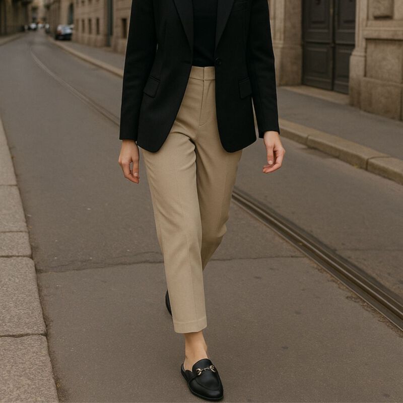 Mules Milan para mujer color negro marca HR image number null