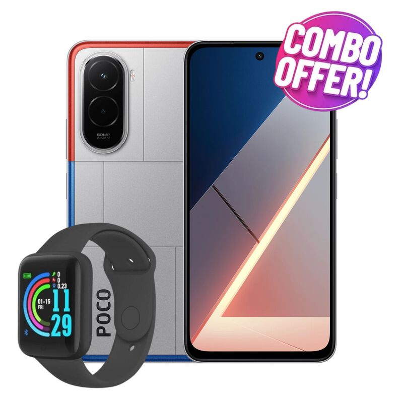 Xiaomi Poco M7 Doble Sim 256GB/8RAM Plata + Sma... image number null