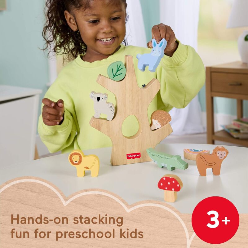 Juego De Apilamiento De Madera Fisher-price &Aacute;rb... image number null