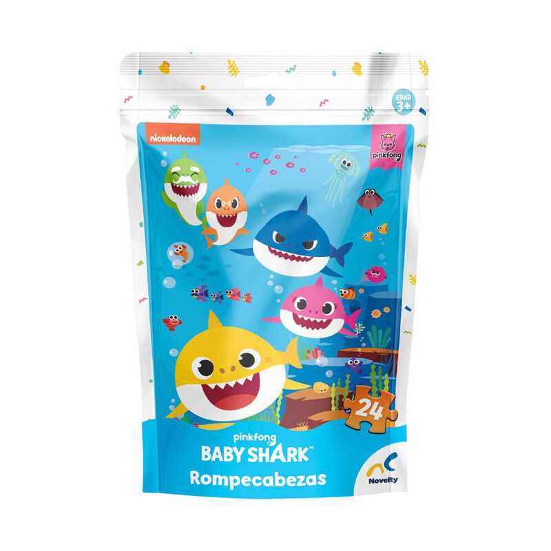 Rompecabezas Baby Shark en Bolsa 24 Piezas image number null