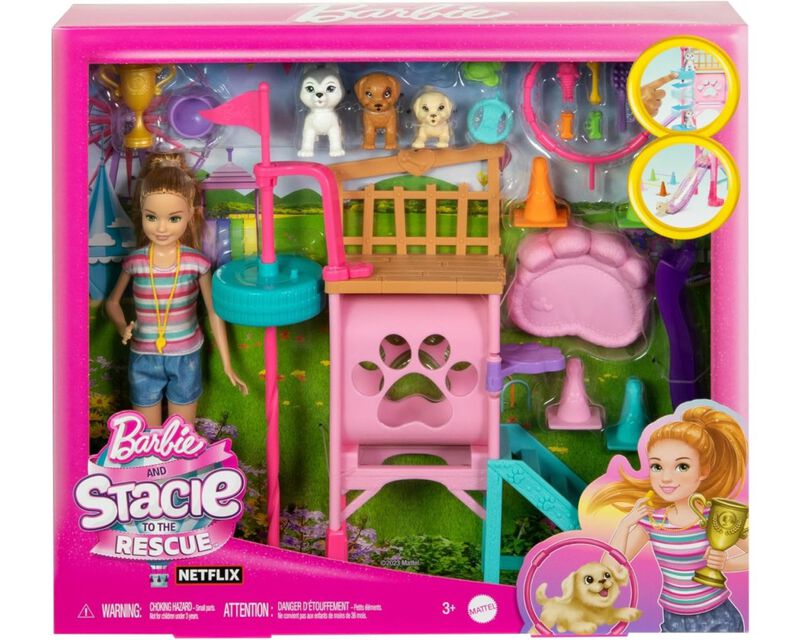 Barbie Stacie al Rescate Entrenadora de Cachorr... image number null