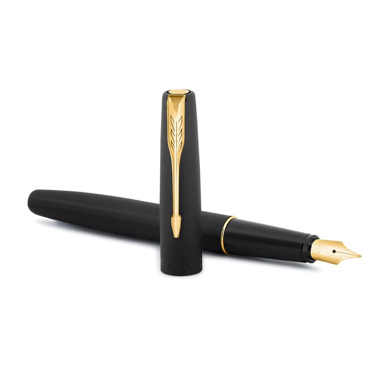 Pluma Estilogr&aacute;fica Parker Frontier Negro Mate ... image number null