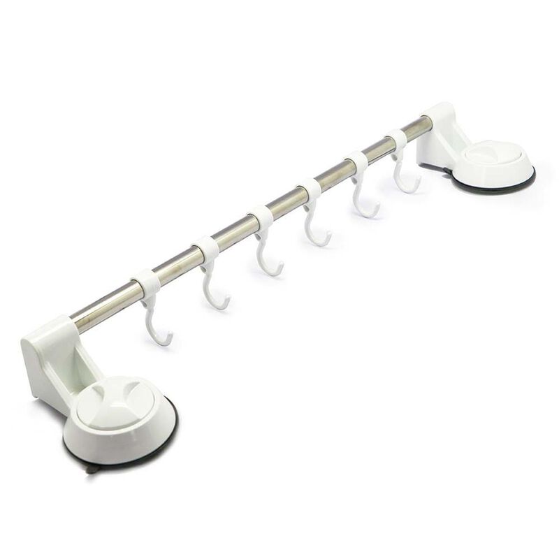 Organizador de pared  extendible con 6 ganchos image number null