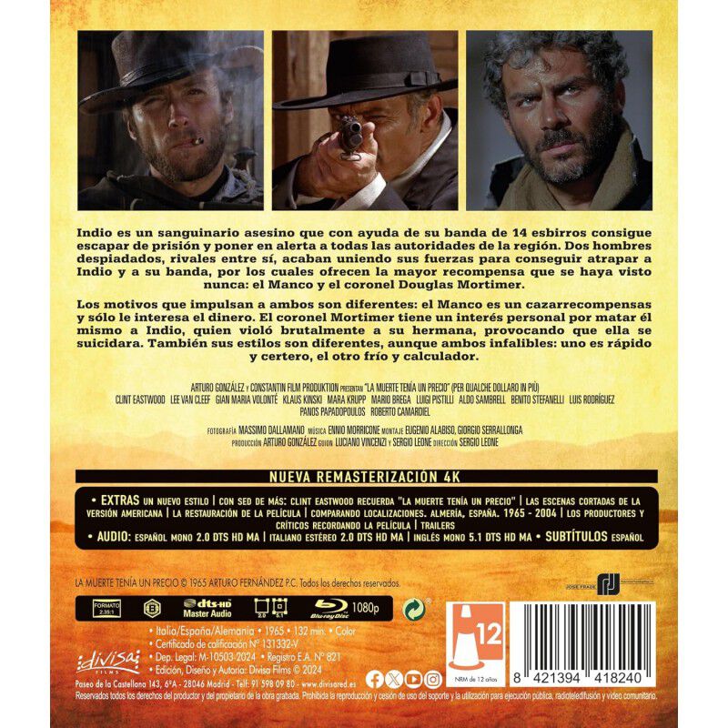 Por un pu&ntilde;ado de d&oacute;lares [Blu-ray] (1964) Por u... image number null