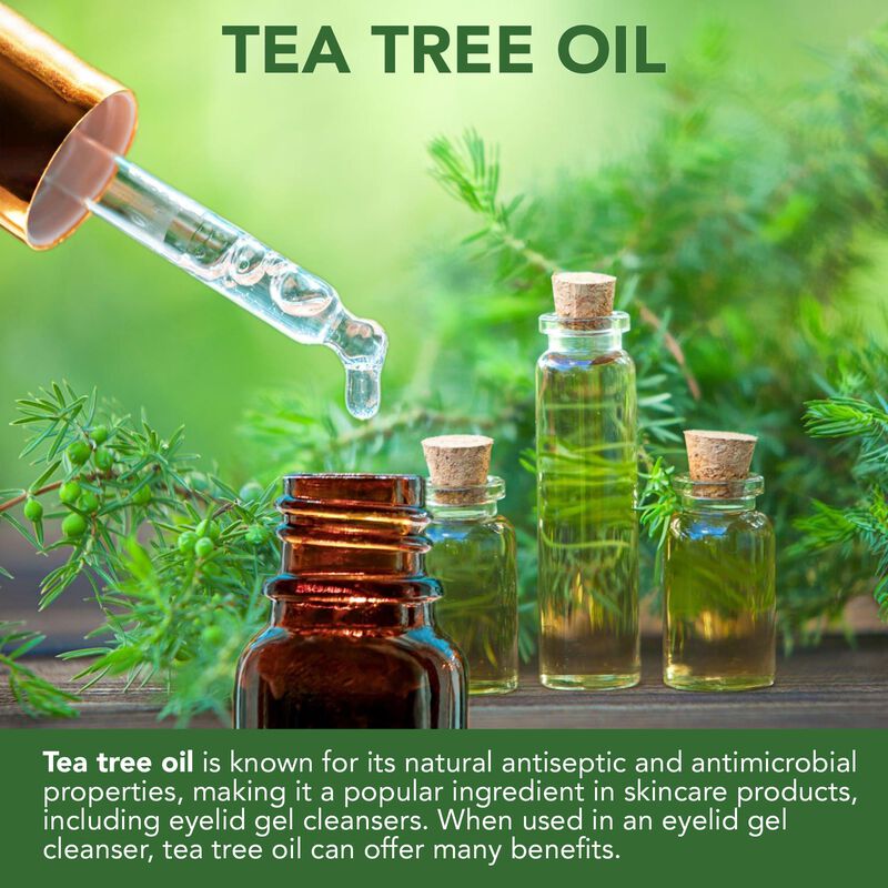 Gel Limpiador De P&aacute;rpados Noveha Tea Tree Para ... image number null