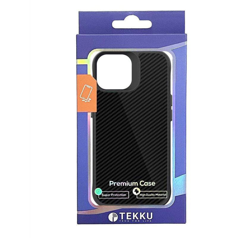 Funda TEKKU Combat Carbon para iPhone 15 Negra image number null