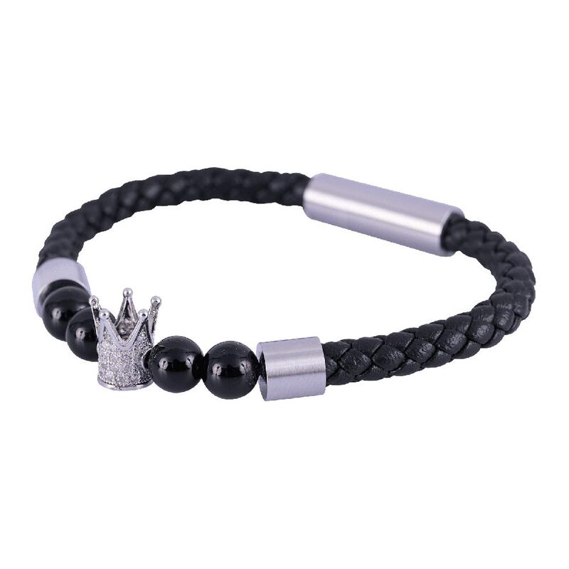 Pulsera Hombre, Brazalete Acero Inoxidable, Reg... image number null