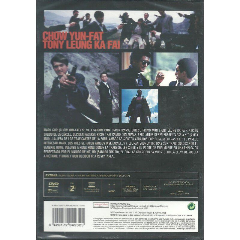 A Better Tomorow Iii [dvd] image number null