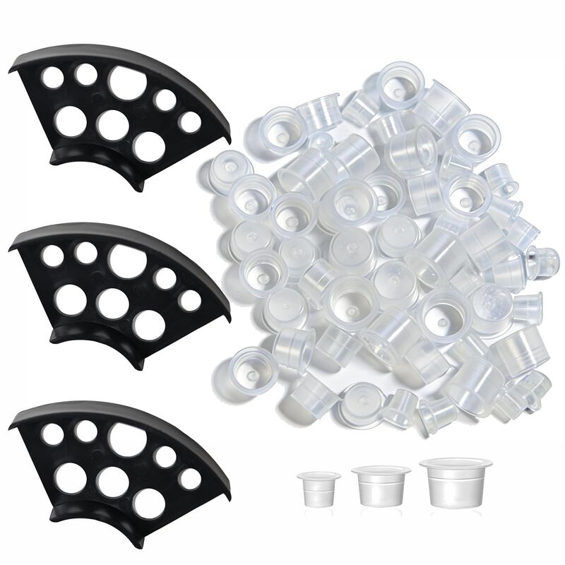 Kit De 303 Piezas De Tazas De Tinta Para Tatuaj... image number null