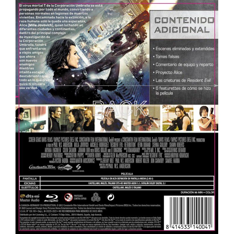 Resident Evil 5: Venganza (ed. 2024) [blu-ray] ... image number null