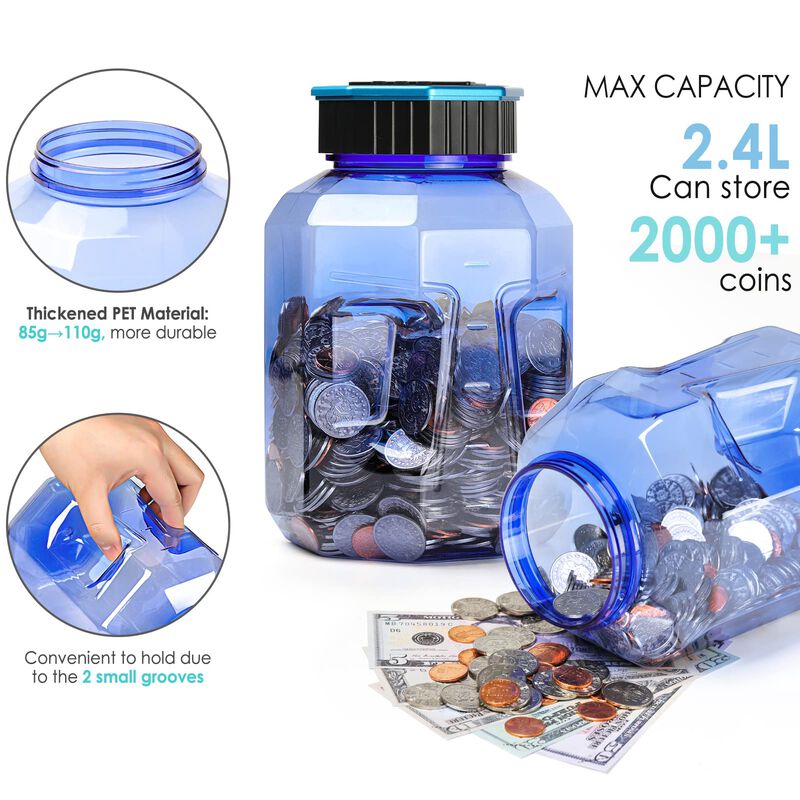 Conteo Digital De Monedas Piggy Bank Vcertcpl X... image number null