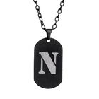 Collar Hombre Acero Inoxidable Inicial, Regalo Papá Luckman