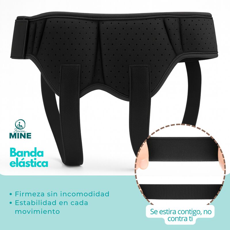 Faja Inguinal Para Hombre Con Soporte Ajustable... image number null