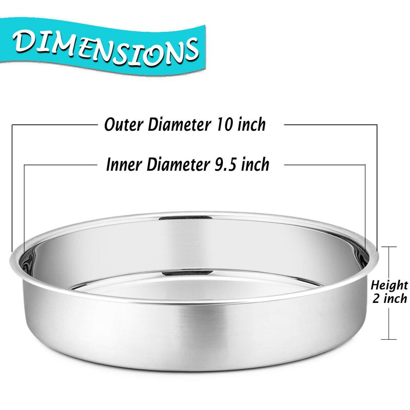 Molde Redondo Para Pastel P&P Chef 24cm, Set de... image number null