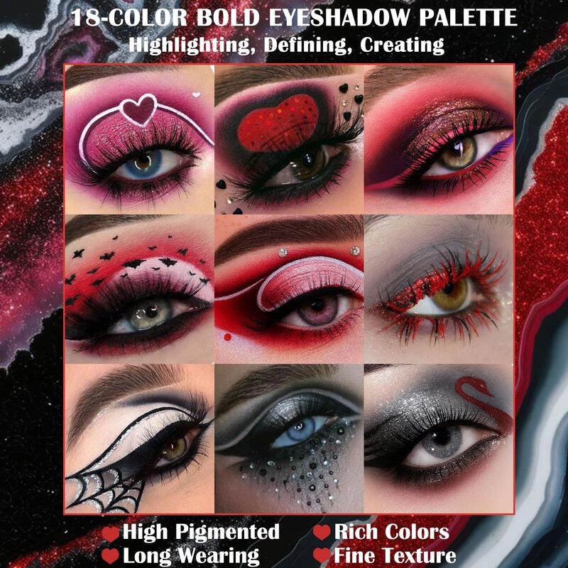Paleta De Sombras De Ojos Ucanbe 18 Colores Mat... image number null