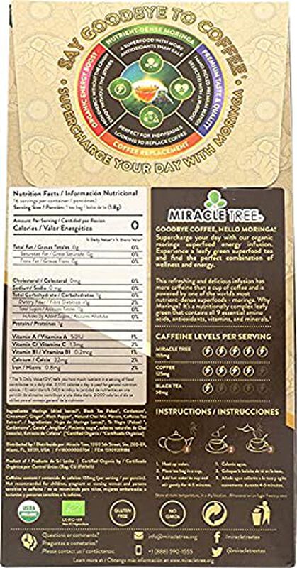 T&eacute; Miracle Tree Moringa Chai 3&times;16 Bolsas image number null
