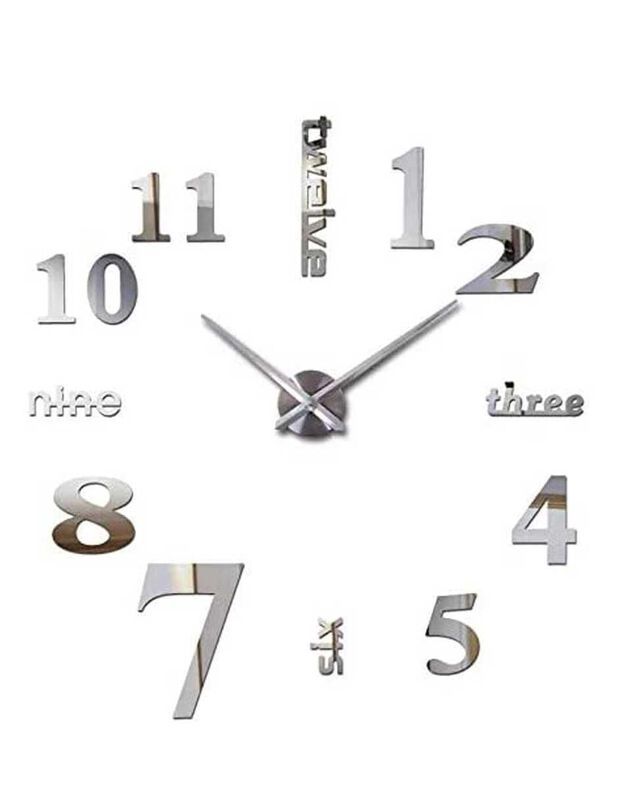 Reloj Gigante De Pared 3D Moda Grande DIY Color... image number null