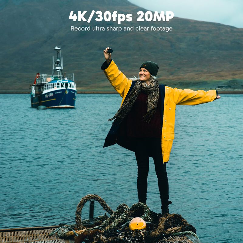 C&aacute;mara De Acci&oacute;n Akaso Ek7000 Pro 4k30 Con Pant... image number null