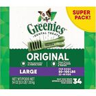 Greenies Original Dental Treats, Golosinas de cuidado dental para perros 54 oz (Paquete de 34 golosinas)