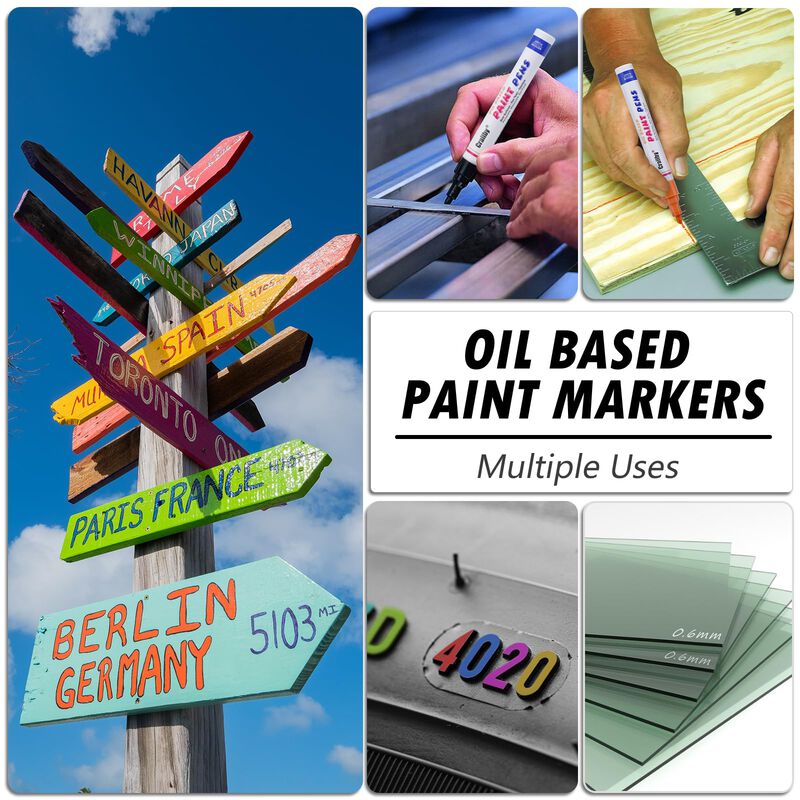 Marcadores De Pintura Craiiby Pack De 3, A Base... image number null