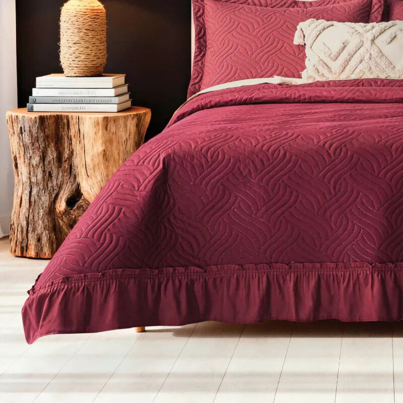 Colcha Neo Vino King Size Con Fundas Decorativa... image number null