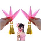 Dagas de Utiler&iacute;a Honcloud 13 cm Rosa - Set de 6 con Borlas Doradas