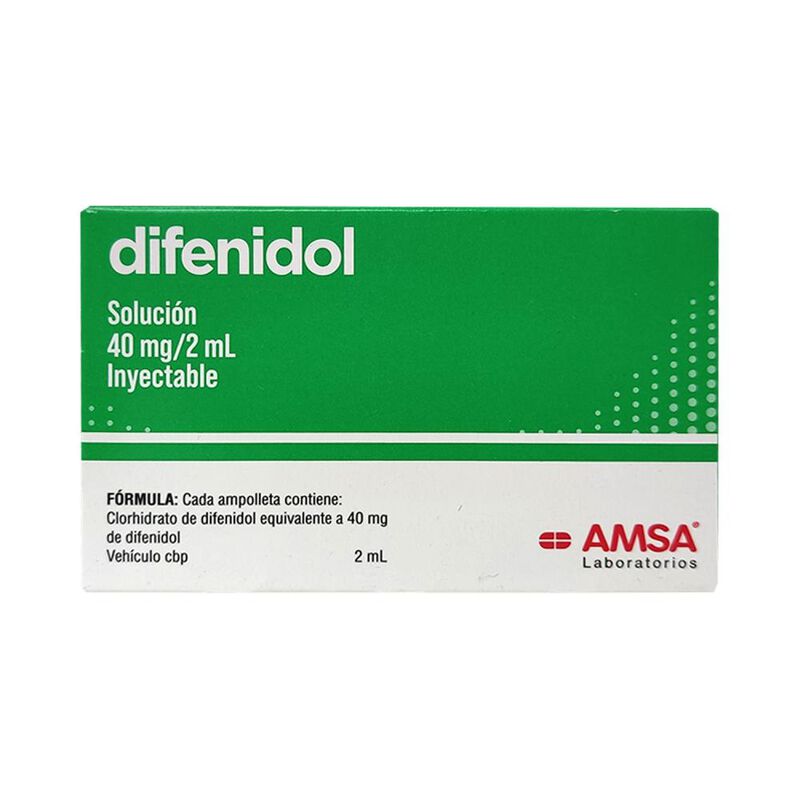 Difenidol 40 Mg/ 2 Ml 2 Ampolleta image number null