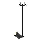 L&aacute;mpara Mini Spot LED Dirigible Empotrable 5 W, Luz C&aacute;lida Brillante, IRC 90, No atenuable