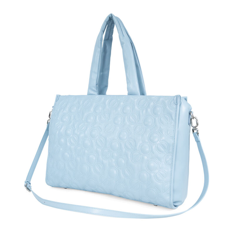 Bolsa Tote Grande Bordado De Monogramas Color A... image number null