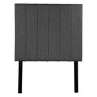 Cabecera Individual Dicasa Argos Gris Carb&oacute;n